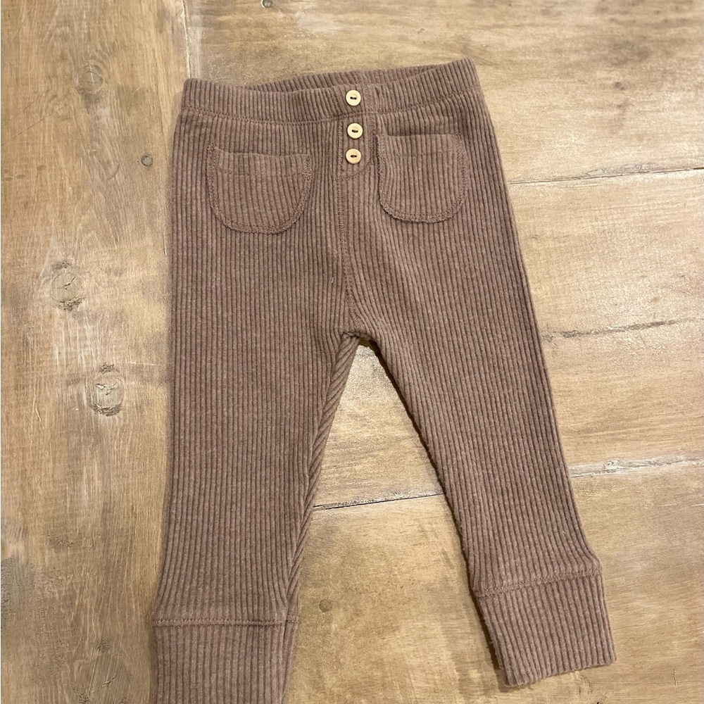 Zara soft touch ribbed leggings
